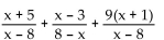 Add. Simplify, if possible. -  A)    B)    C)    D)   