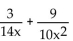 Add. Simplify, if possible. -   A)    B)    C)    D)   