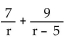 Add. Simplify, if possible. -  A)    B)    C)    D)   