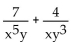 Add. Simplify, if possible. -  A)    B)    C)    D)   