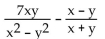 Subtract. Simplify, if possible. -  A)    B)    C)    D)   