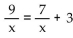 Solve the equation. -  A)    B)    C)    D)   