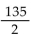 Solve the equation. -  A)    B)  45 C)  15 D)  27