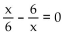 Solve the equation. -  A)  6 B)  -6, 0, 6 C)  -6, 6 D)  No solution