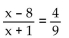 Solve the equation. -  A)    B)    C)    D)   