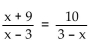 Solve the equation. -  A)  19 B)  -1 C)  1 D)  -19