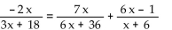 Solve the equation. -  A)  6 B)    C)    D)   