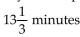 Solve the problem. -The Epson Stylus 850 can print Helen's class project in 24 minutes. The Epson Stylus 500 can print the project in 30 minutes. If the two printers work together, how long would they take to print out the project? A)  9 minutes B)    C)    D)  120 minutes