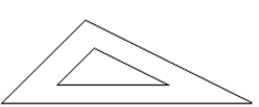 For the pair of similar triangles, find the length of the indicated side. -  In the outer triangle, the shortest side has length 8, and the middle side has length 10. In the inner triangle, the shortest side has length 4, the middle side has length 5, and the longest side has length 6. Find the length, x, of The longest side of the outer triangle. A)  x = 12 B)  x = 6 C)  x = 14 D)  x = 18