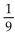 Find the equation of variation if the following is true. -Suppose p varies directly as q and p = 1 when q =   A)  p = 10q B)  p = 8q C)    D)  p = 9q