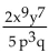 Write the word or phrase that best completes each statement or answers the question.   -If the rational expression   represents the area of a rectangle and   represents the length of the rectangle, what rational expression represents the width? A)    B)    C)    D)   
