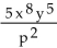 Write the word or phrase that best completes each statement or answers the question.   -If the rational expression   represents the area of a rectangle and   represents the length of the rectangle, what rational expression represents the width? A)    B)    C)    D)   