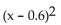 <strong>Factor.   - 1.2x + 0.35</strong> A) (x - 0.7)(x - 0.5) B) (x - 0.7)(x + 0.5) C)   D) (x + 0.7)(x - 0.5) <div style=padding-top: 35px> 