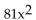 Factor. -49 - 126x +   A)  (81x - 7) (x - 7)  B)    C)    D)  Prime
