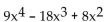 Factor. -  A)    B)  x(3x + 2) (3x + 4)  C)    D)   