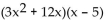 Factor. -  A)    B)  3x(x + 4) (x - 5)  C)    D)  3x(x - 4) (x + 5) 