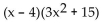Factor. -  A)    B)  3x(x + 4) (x - 5)  C)    D)  3x(x - 4) (x + 5) 