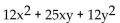 Factor. -  A)  (12x + y) (x + 12y)  B)  (3x - 4y) (4x - 3y)  C)  (3x + 4y) (4x + 3y)  D)  (12x + 4y) (x + 3y) 
