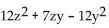 Factor. -  A)  (12z - 3y) (z + 4y)  B)  (4z + 3y) (3z - 4y)  C)  (12z + y) (z - 12y)  D)  (4z - 3y) (3z + 4y) 