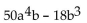 Factor completely. -  A)    B)    C)  Prime D)   