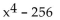 Factor completely. -  A)  Prime B)    C)    D)   
