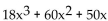 Factor completely. -  A)    B)  2x(3x + 5) (3x + 5)  C)  x(3x + 5) (6x + 10)  D)  x(6x + 10) (3x + 5) 