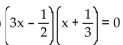 Solve using the principle of zero products. -  A)    B)    C)    D)   