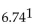 Evaluate. -  A)  0 B)  6.74 C)  45.43 D)  1