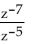 Divide and simplify. -  A)    B)    C)    D)   