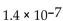 If the number in the statement is written in scientific notation, write it without exponents. If it is written without exponents, write it in scientific notation. -A computer can do one calculation in   seconds. A)  0.000014 B)  0.000000014 C)  0.00000014 D)  14,000,000