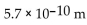 Solve the problem. Express the answer in scientific notation to two decimals unless requested otherwise. -The earth is approximately 92,900,000 miles from the sun. If 1   m, what is the distance to the sun in meters? A)    B)    C)    D)   