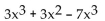 Identify the like terms in the polynomial. -  A)  None of the terms are like. B)    C)    D)   