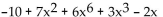 Arrange the polynomial in descending order. -  A)    B)    C)    D)   