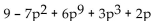 Arrange the polynomial in descending order. -  A)    B)    C)    D)   