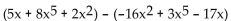 Subtract. -  A)    B)    C)    D)   