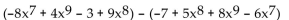 Subtract. -  A)    B)    C)    D)   