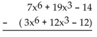 Subtract. -  A)    B)    C)    D)   