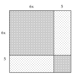Find the total area of all shaded rectangles. -  A)    B)    C)    D)   