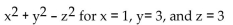 Evaluate the polynomial. -  A)  1 B)  10 C)  19 D)  9