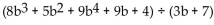 Write the word or phrase that best completes each statement or answers the question. -What must be done to the dividend before beginning the  long division  process for  