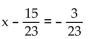 Solve the equation using the addition principle. -  A)    B)    C)    D)   