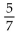 Solve. -5(7x - 1)  = 20 A)    B)    C)    D)   