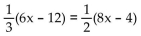 Solve. -  A)  -1 B)    C)  1 D)  -8