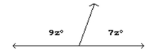 Solve the problem. -Find the measures of the supplementary angles.   A)  50.63° and 39.38° B)  96.25° and 83.75° C)  101.25° and 78.75° D)  202.5° and 157.5°