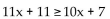 Solve using the addition and multiplication principles. -  A)    B)    C)    D)   