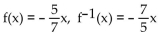 Use composition to verify whether or not the inverse is correct. -   