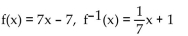 Use composition to verify whether or not the inverse is correct. -   