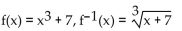 Use composition to verify whether or not the inverse is correct. -   