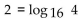 Convert to a logarithmic equation. -  = 16 A)    B)    C)    D)   