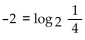 Convert to a logarithmic equation. -  A)    B)    C)    D)   
